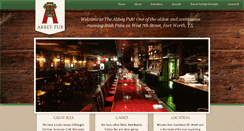 Desktop Screenshot of abbey-pub.com